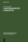 Image for Cartesianische Linguistik: Ein Kapitel in der Geschichte des Rationalismus