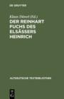 Image for Der Reinhart Fuchs des Elsassers Heinrich