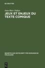 Image for Jeux et enjeux du texte comique: Strategies discursives chez Alphonse Allais : 243