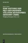 Image for Eine Historie der Neu-gefundenen Volcker Sevarambes genannt (1689): Mit einem Nachwort, Bibliographie und Dokumenten zur Rezeptionsgeschichte