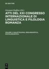Image for Dialettologia, geolinguistica, sociolinguistica