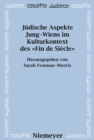 Image for Judische Aspekte Jung-Wiens im Kulturkontext des (S1(BFin de Siecle(S0(B