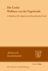 Image for Die Lieder Walthers von der Vogelweide: 1. Bandchen: Die religiosen und die politischen Lieder : 43