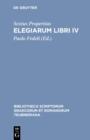 Image for Elegiarum Libri IV