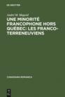 Image for Une minorite francophone hors Quebec: Les Franco-Terreneuviens : 10