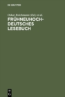 Image for Fruhneuhochdeutsches Lesebuch