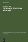 Image for Der Paul Zsolnay Verlag: Von der Grundung bis zur Ruckkehr aus dem Exil