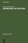 Image for Problems of Editing