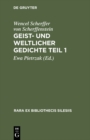Image for Geist- und weltlicher Gedichte Teil 1: Brieg 1652