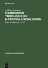 Image for Marburger Theologie im Nationalsozialismus