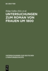 Image for Untersuchungen zum Roman von Frauen um 1800