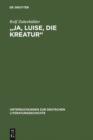 Image for &quot;Ja, Luise, die Kreatur&quot;: Zur Bedeutung der Neufundlander in Fontanes Romanen