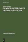 Image for Gender Differences in English Syntax