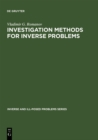 Image for Investigation Methods for Inverse Problems : 34