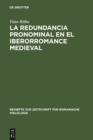 Image for La redundancia pronominal en el iberorromance medieval : 222