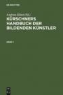 Image for Kurschners Handbuch der Bildenden Kunstler: Deutschland, Osterreich, Schweiz