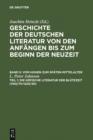 Image for Die hofische Literatur der Blutezeit: (1160/70-1220/30)