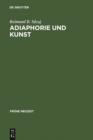 Image for Adiaphorie und Kunst: Studien zur Genealogie asthetischen Denkens