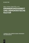 Image for Erinnerungsarbeit und demokratische Kultur