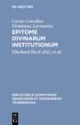 Image for Epitome divinarum institutionum