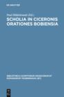 Image for Scholia in Ciceronis orationes Bobiensia