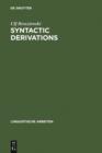 Image for Syntactic Derivations: A Nontransformational View