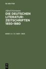 Image for Die deutschen Literatur-Zeitschriften 1850-1880: Bibliographien - Programme