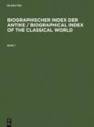 Image for Biographischer Index der Antike / Biographical Index of the Classical World