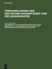 Image for Sachregister zu den Verhandlungen des Deutschen Bundestages 11. Wahlperiode (1987-1991) und zu den Verhandlungen des Bundesrates (1987-1990)