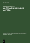 Image for Glossaria bilinguia altera: (C.Gloss. Biling. II) : 8