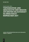 Image for Topographie und Geschichte der Region am ersten Nilkatarakt in griechisch-romischer Zeit