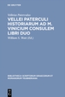 Image for Vellei Paterculi historiarum ad M. Vinicium consulem libri duo