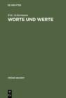 Image for Worte und Werte: Geld und Sprache bei Gottfried Wilhelm Leibniz, Johann Georg Hamann und Adam Muller : 32