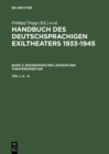 Image for Biographisches Lexikon der Theaterkunstler