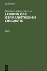 Image for Lexikon der Germanistischen Linguistik