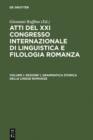 Image for Sezione 1, Grammatica storica delle lingue romanze : Vol. I.