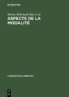 Image for Aspects de la Modalite : 469