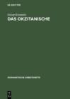 Image for Das Okzitanische: Sprachgeschichte und Soziologie : 23