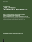 Image for 98385-110925. Biographische Literatur. A - E