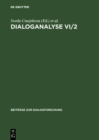 Image for Dialoganalyse VI/2: Referate der 6. Arbeitstagung, Prag 1996