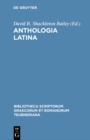 Image for Anthologia Latina: Pars I: Carmina in codicibus scripta. Fasc.1.Libri Salmasiani aliorumque carmina