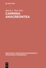 Image for Carmina Anacreontea