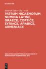 Image for Patrum Nicaenorum nomina Latine, Graece, Coptice, Syriace, Arabice, Armeniace