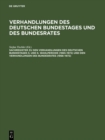 Image for Sachregister zu den Verhandlungen des Deutschen Bundestages 5. und 6. Wahlperiode (1965-1972) und den Verhandlungen des Bundesrates (1966-1972).