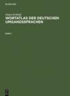 Image for Jurgen Eichhoff: Wortatlas der deutschen Umgangssprachen. Band 2 : Band 2.