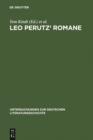 Image for Leo Perutz&#39; Romane: Von der Struktur zur Bedeutung : 132