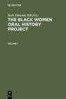 Image for The Black Women Oral History Project. Cplt.