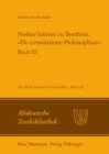 Image for Notker latinus zu Boethius, (S1(BDe consolatione Philosophiae(S0(B: Buch III: Kommentar