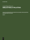 Image for Katalog und Register zur Mikrofiche-Ausgabe. Druckschriften der Bibliotheca Palatina.
