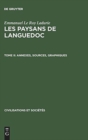 Image for Les paysans de Languedoc, Tome II, Annexes, sources, graphiques